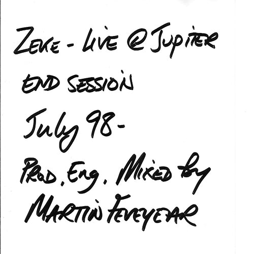 Zeke Live at Jupiter Studios 1998